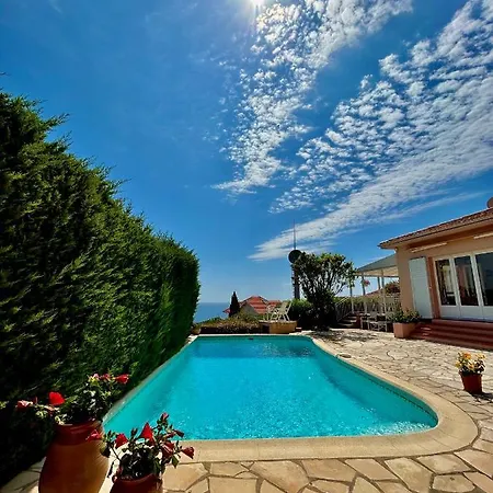 빌라 Havre De Paix Vue & Piscine Privee 테울쉬르메르